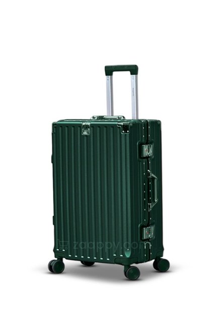 Hard Shell Aluminum Framed 20 Inch (7-10kg) Luggage, USB Charging Port, Bottle Holder