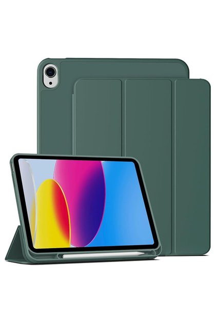 Husa de protectie pentru iPad (A16) 11 generatie de 11 inch 2025, husa pentru iPad 10 generatie de 10, 9 inch 2022, cu suport pentru stilou, husa inteligenta cu suport pliabil in trei, husa spate ultr