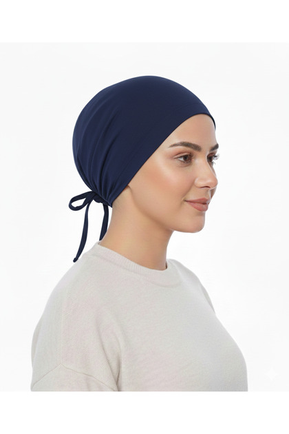 Classic Stitched Plain Bonnet Standard Fit 100% Cotton Hijab Inner Bonnet