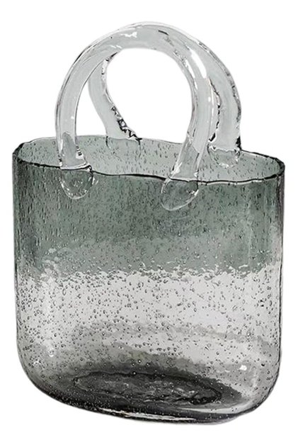Shape Clear Vase - Clear Glass Handmade Flower Vase