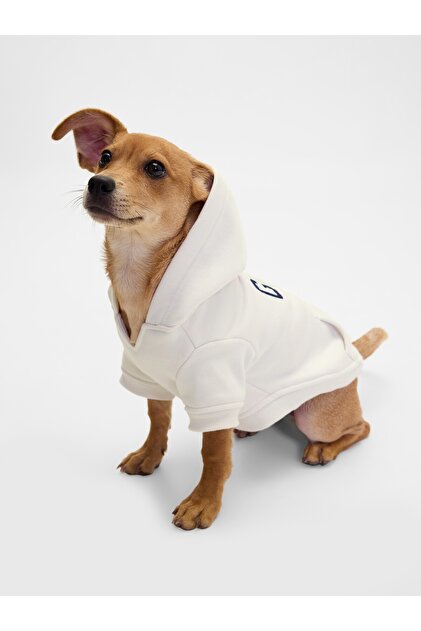 Kadın Beyaz Logo Köpek Kıyafeti