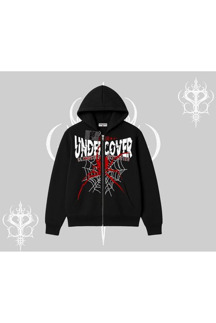 White Cardigan Sweatshirt Spider Undercover