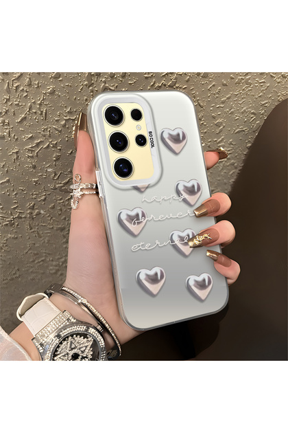 Samsung Galaxy S24 Ultra Compatible Silicone Edge Hard Back Anti Fall Case Beautiful Patterns