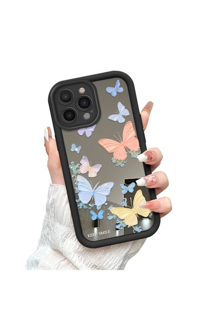 iPhone 14 Pro Max Compatible Phone Case Beautiful Mirrored Anti-Drop Silicone Case