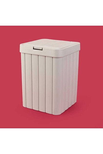 Çöp Kovası - Bej - 28 cm
