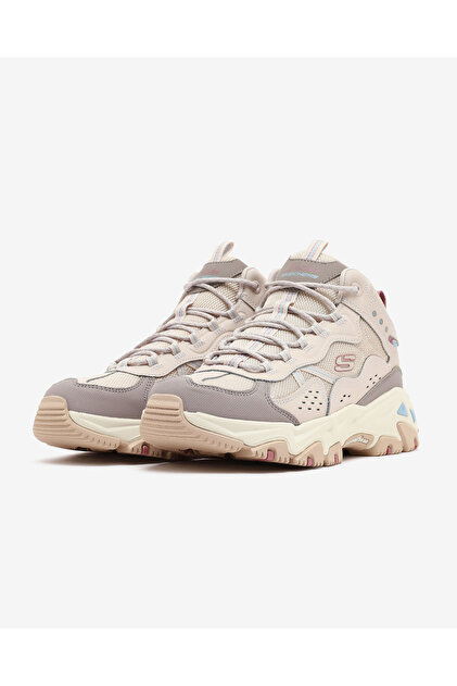 Skechers D'lites HIKER Kadın Naturel/Çoklu Outdoor Bot 180133 NMLT