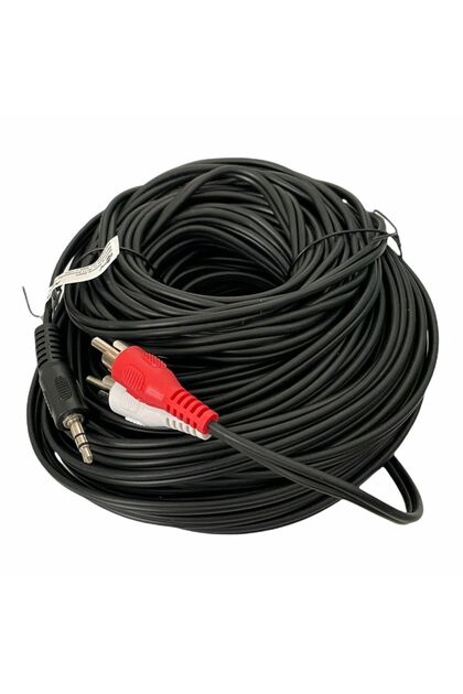 Cablu Jack tata, RCA tata x 2, 20m, Goobay, 50779, T109076