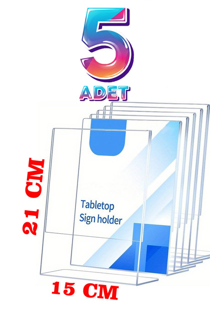 411 501 【ミロ】　まとめ購入ページ HYL A6 L Tipi Dikey Pleksi Föylük Şeffaf Masaüstü Broşürlük ve