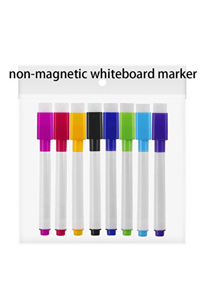 8 Colors BuDaiCi 8/24 Pcs Magnetism Whiteboard Markers Comfortable Handing For Teaching And Meetings