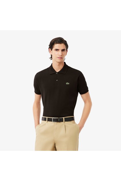 L.12.12 Erkek Classic Fit Koyu Kahverengi Polo