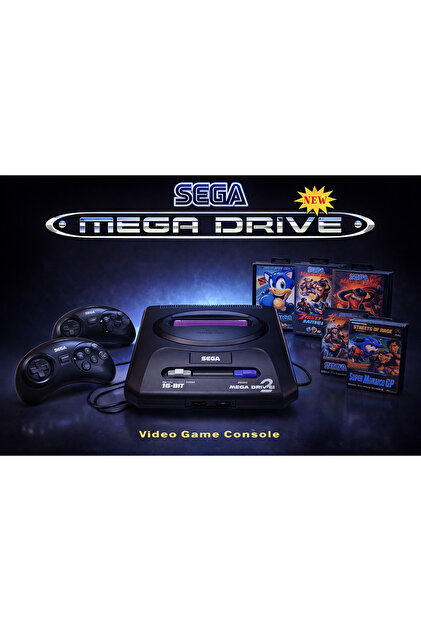 HMO Dizayn Sega Drive 2 Efsanesi | 48 Dahili Oyun | 16-Bit Retro
