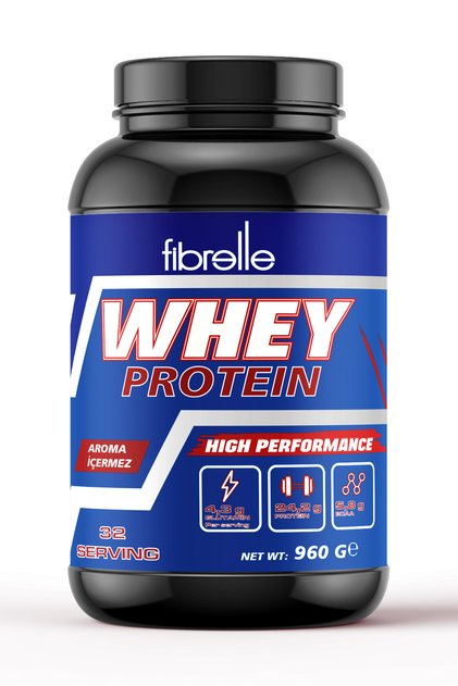 Unflavored Whey Protein Powder 960 g - 100% Whey Protein / Eco Boy Sports Protein