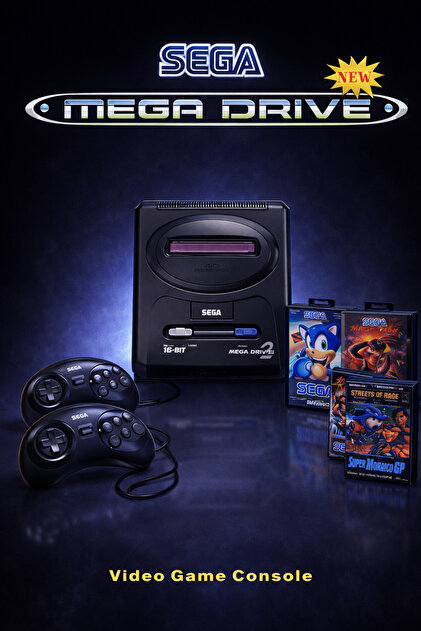 DNR Bilişim SEGA Atari SEGA Mega Drive Mini 2 Klasik Sega 50 Oyunu