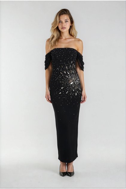 Rochie Neagra Oglinda 40