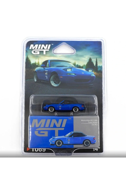 Genel Markalar 1/64 Mazda Miata MX-5 (NA) Tuned Version Dark Blue