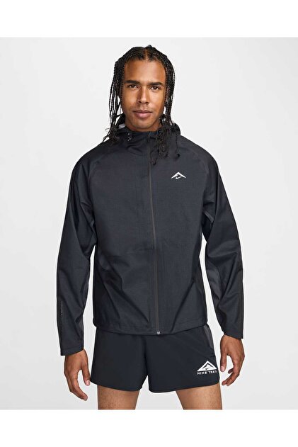 Nike Cosmic Peaks Storm-Fit Adv Erkek Siyah Koşu Ceket FZ1084-010