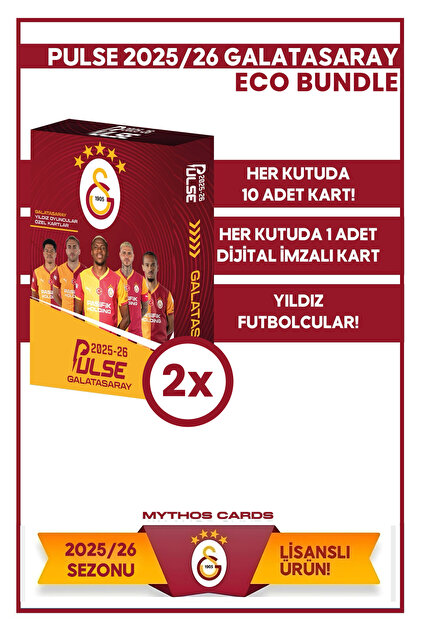 Eco Bundle - - Pulse Football Player Cards 2025/26 - 2 Packs