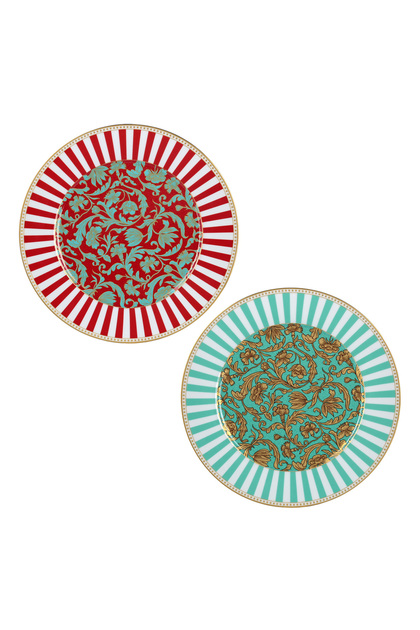 Zeflora Bone 27cm 2-Piece Plate Set
