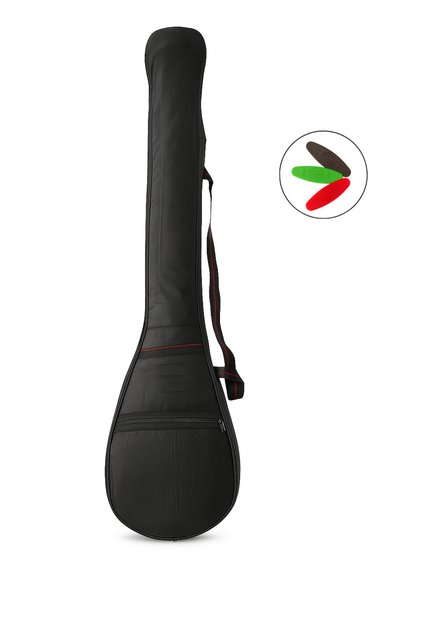 BK-40U Uzun Sap Bağlama Kılıfı, Taşıma Çantası (Gigbag) Mızrap Hediyeli