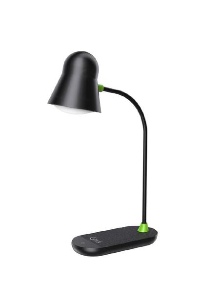 شاحن لاسلكي بتقنية Qi، مصباح طاولة LED مع مكبر صوت
