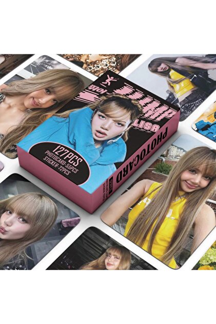 Lisa MAGAZINE 未開封新品セット Kpop Dünyasi BLACKPINK Lisa '' JUMP '' Çift Yön Baskılı Lomo Card