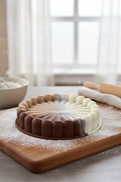 Chefmate Non-Stick Heat-Resistant Silicone Tart Cake Mold
