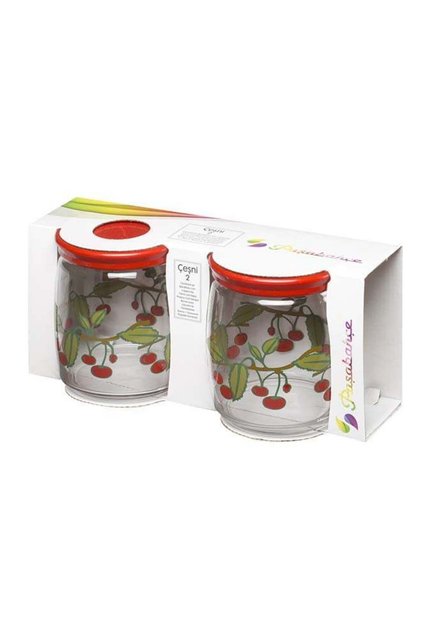 Pasabahce 2-Piece Premium Jar Multicolour 0.92Liters