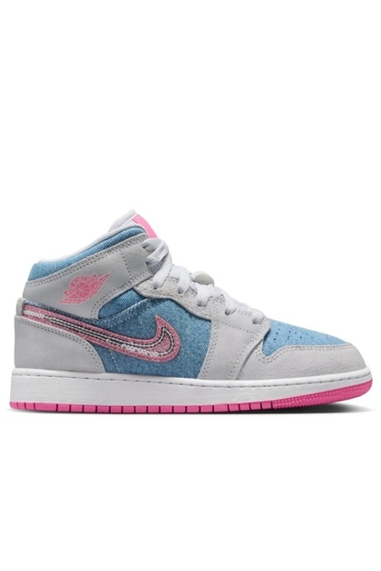 Nike Air Jordan 1 Mid SE Denim Kadın Sneaker Ayakkabı - Fiyatı