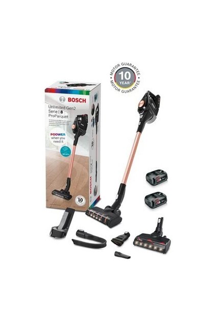 LED Başlıklı Unlimited Serie 8 Kablosuz Süpürge Gen2 Dikey Şarjlı Çift Bataryalı 90DK Temizlik