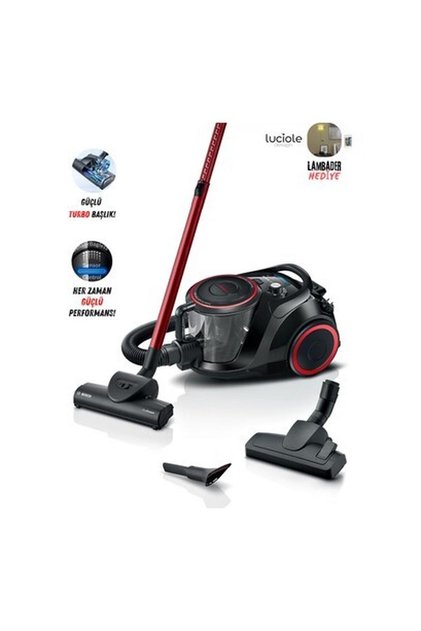 Ultra Güçlü Turbo Başlıklı Hepa Filtreli Premium Toz Torbasız Süpürge 10 Yıl Motor Garantili,