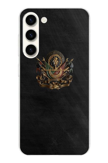 Printed Silicone Case with Ottoman Tughra Detail Compatible with Samsung Galaxy S25 Plus