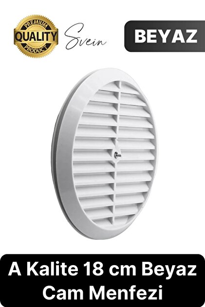 Otvori Zatvori Izolovana Ventilacija Podesiva 18 cm Bela Poklopac Staklo Ventilacija Prirodni Gas Aparat Okrugli