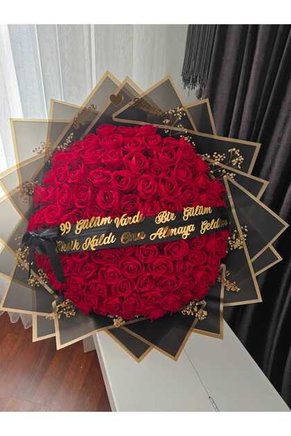 99 gülle geldim 1 eksik kız isteme çiçeği 99 adet