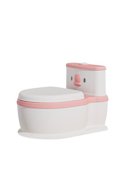 Olita muzicala pentru copii HappyFlush Pink, model educativ cu design realist tip minitoa