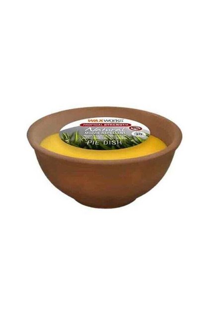 Tropical Strength Citronella Pie Dish Insect Repellent - Yellow