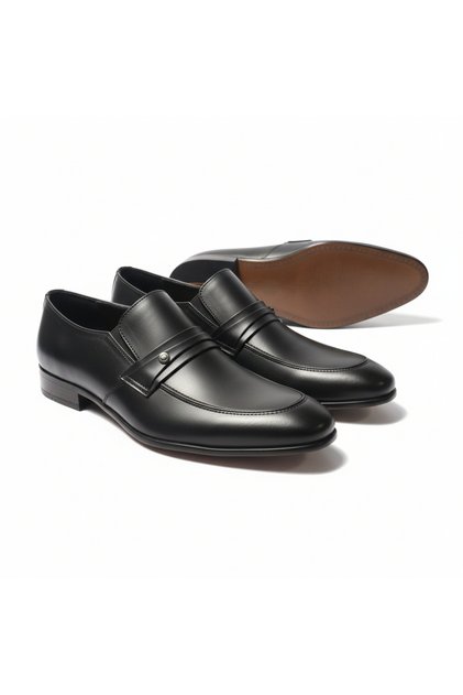MEN'S GENUINE LEATHER NEOLITE SOLE CLASSIC DRESS SHOES