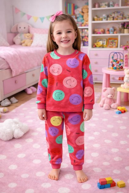 Girl's winter pajama set