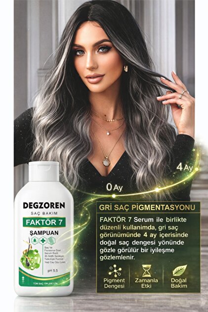 DEGZOREN Zayıf ve Cansız Saçlar İçin Besleyici ve Hacim Veren