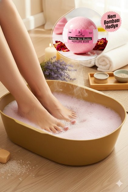 Pedikür Spa Ayak Leğeni – Evde Spa Konforu, Gold Renk, Sehpasız