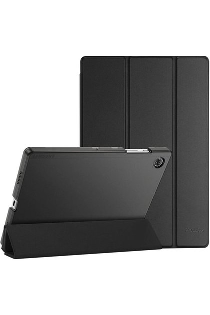 Samsung Galaxy Tab A8 10.5 Sm-x200 X205 X207 Kılıf New Pu Deri Smart Standlı Case Siyah