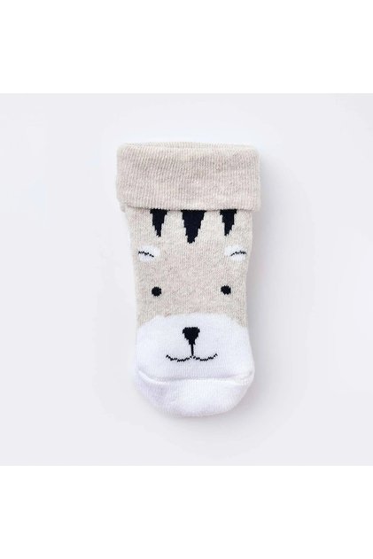 Tiger Towel Baby Socks 68374