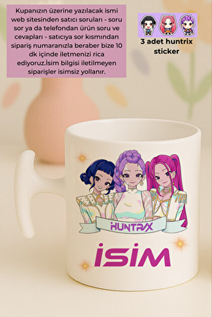 parti show K-POP Demon Hunters Sticker 33*48 cm - Fiyatı, Yorumları