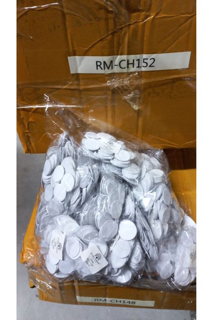 Fișe adezive de schimb pentru discuri de pedichiură, 25 mm, #150, 50 bucăți, gri