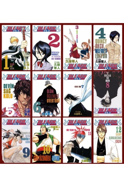 BLEACH 62冊セット Bleach Box Set 1, Cilt 1-21 : Kubo, Tite: Amazon.com.tr: Kitap