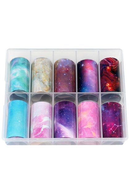 Set folie transfer #13 Cosmos, 10 buc.