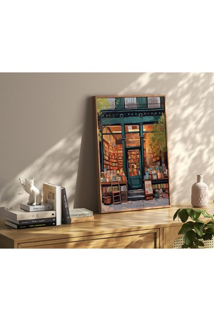 One Piece Living Room Office Decor Painting Stand Alone Artwork Vrynt