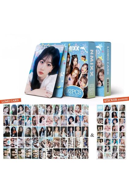 Kpop Dünyasi NMIXX Çift Yön Baskılı Lomo Card Seti (60 Pcs