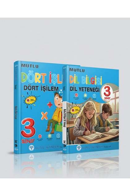 3. Sınıf Dil Bilgisi & Dil Yeteneği + Dört İşlem Soru Bankası Seti