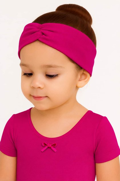 Fuchsia Cotton Fabric Headband