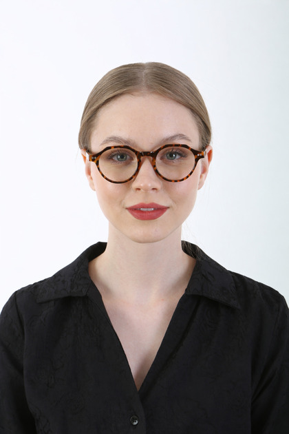 Women's Leopard Frame Unisex Blue Light Blue Block Filtered Stylish Design Computer and Screen Glasses